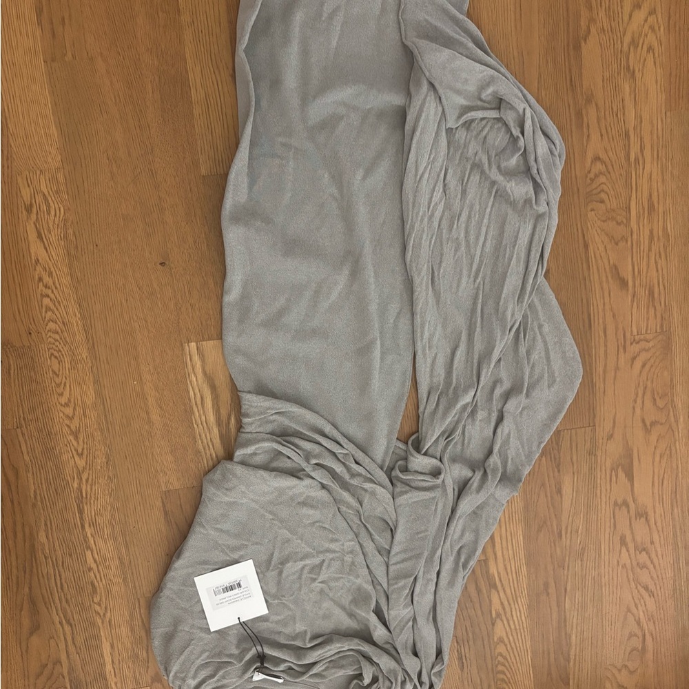 Arakii xs Elegant Gray drapped wrap xs dress